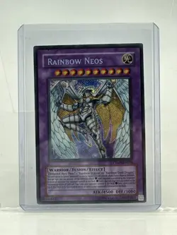 Yu-Gi-Oh! Rainbow Neos PTDN-EN044 Secret Rare Card LP Unlimited Edition - Image 1