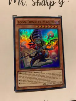TOON-DUNKLER MAGIER - TDIL-DE032 DEUTSCH Yu-Gi-Oh! CARD SUPER RARE HOLO KONAMI - Image 3