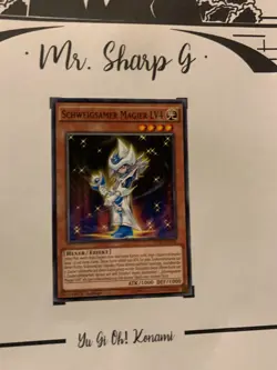 SCHWEIGSAMER MAGIER LV4 - 1. AUFLAGE YGLD-DEC05 DEUTSCH Yu-Gi-Oh! CARD COMMON - Image 3