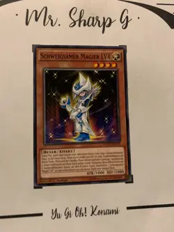 SCHWEIGSAMER MAGIER LV4 - 1. AUFLAGE YGLD-DEC05 DEUTSCH Yu-Gi-Oh! CARD COMMON - Image 4