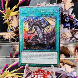 Yugioh The Fang of Critias RA04-EN255 Platinum Secret Rare 1st Ed Near Mint - Image 1