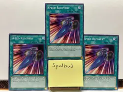 x3 Speed Recovery Common 3x LED8-EN019 (Lightly Played 1st Ed) - Image 1