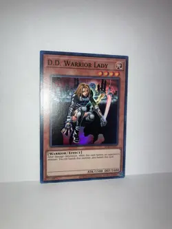 Yugioh D.D. Warrior Lady DCR-EN027 Super Rare Holo - Image 1