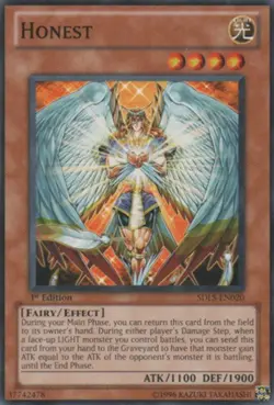 Yugioh! LP Honest - SDLS-EN020 - Common - 1st Edition Lightly Played, English - Image 1