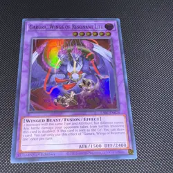 Yu-Gi-Oh! TCG Garura, Wings of Resonant Life RA02-EN024 Super Rare NM Condition - Image 1