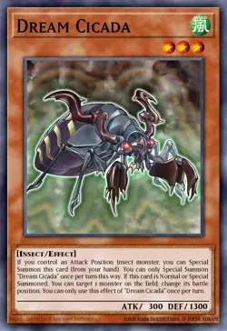 Dream Cicada - BLCR-EN028 Ultra Rare | Yu-Gi-Oh! Card - Image 1