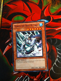 Mobius The Frost Monarch - DL11-EN010 - Purple Rare - Unlimited Promo Yugioh HP - Image 1