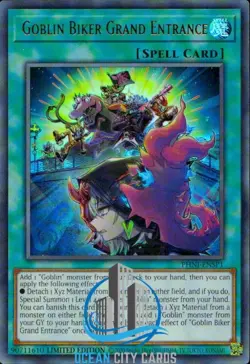 Yugioh Goblin Biker Grand Entrance PHNI-ENSP1 Limited Edition Ultra Rare - Image 1