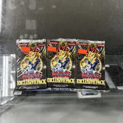 Yu-Gi-Oh Exclusive Pack 2004 Movie Booster Pack *Sealed* 3 Packs! - Image 2