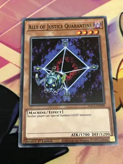 Yu-Gi-Oh! Ally Of Justice Quarantine Common HACI-EN088 Nm - Image 1
