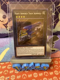 Yu-Gi-Oh! Heavy Armored Train IronWolf 1st Edition Super Rare RATE-EN050 - Image 1