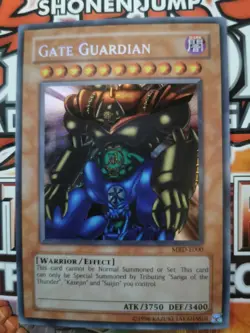 Yu-Gi-Oh! TCG Gate Guardian Secret Rare Mint Condition MRD-E000. Unlimited - Image 1