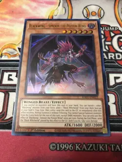Blackwing - Simoon the Poison Wind 1st Edition Ultra Rare RA01-EN012 Yu-Gi-Oh - Image 1
