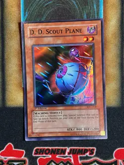 Yugioh D.D. Scout Plane IOC-012 Super Rare 1st Ed LP - Image 1