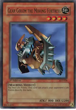 Yu-Gi-Oh! TCG Ancient Sanctuary Gear Golem the Moving Fortress #AST-018 1st Ed - Image 1