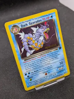 Pokemon Card Dark Gyarados 8/82 Team Rocket Rare Holo WOTC Prerelease NM - Image 2