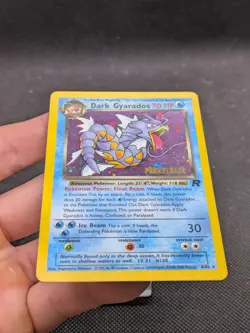 Pokemon Card Dark Gyarados 8/82 Team Rocket Rare Holo WOTC Prerelease NM - Image 3
