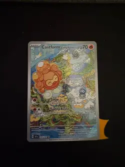 Castform Sunny Form 195/191 - Surging Sparks Pokemon TCG Card Illustration Rare - Image 1