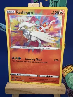 Pokemon - Reshiram - 017/072 - SWSH Shining Fates - Amazing Rare Card - Image 1