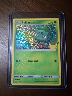 Pokemon TCG Bulbasaur 1/25 McDonald's 25th Anniversary Promos Holo Card - Image 1