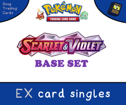 Pokemon Scarlet & Violet Base Set - Double Rare EX card Singles - Image 1