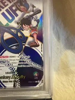 PSA 10 Monkey D Luffy Dodgers Promo One Piece Card 2025 Event Exclusive EN - Image 5