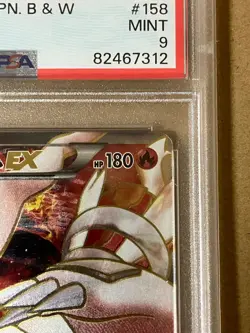 PSA 9 Reshiram EX 158/BW-P Japanese Full Art Promo Pokemon Card Mint 2012 - Image 4