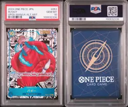 PSA 10 Buggy Super Parallel OP09 051 One Piece Comic Art Card Rare Japan - Image 1