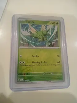 Scyther - 001/162 - Reverse Holo - Temporal Forces - NM/M - Pokemon Card - Image 1
