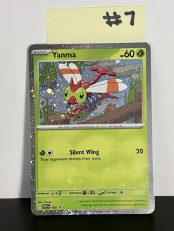 Pokemon TCG Yanma Black Star Promo Card SVP185 Cosmos Holo NM - Image 3