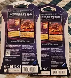 Disney Lorcana TCG Ursula's Return X2 Sleeved Booster 12 Card Packs Unopened - Image 2