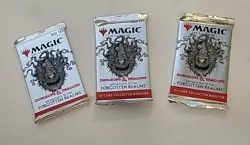 MTG Adventures in the Forgotten Realms - Collector Booster Pack - 3 PACK BUNDLE! - Image 1