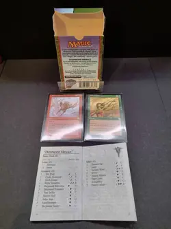MtG Mercadian Masque 'Deepwood Menace' Theme Deck from 1999 | Opened - Complete - Image 2