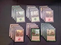 MtG Mercadian Masque 'Deepwood Menace' Theme Deck from 1999 | Opened - Complete - Image 3