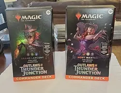 MTG Outlaws Of Thunder Junction Commander Deck Bundle - 2 Decks - Factory Sealed - Image 1