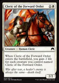 Cleric of the Forward Order -Foil Light Play MTG Magic Origins - Image 1
