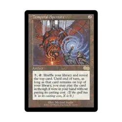 WOTC MtG Urza's Saga Temporal Aperture (R) VG - Image 1