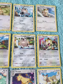 MEOWTH & PERSIAN BUNDLE OF POKEMON CARDS #2. - Image 3