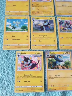 SHINX & LUXIO BUNDLE OF POKEMON CARDS #1. - Image 4