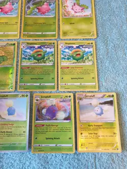HOPPIP, SKIPLOOM, & JUMPLUFF BUNDLE OF POKEMON CARDS - Image 5
