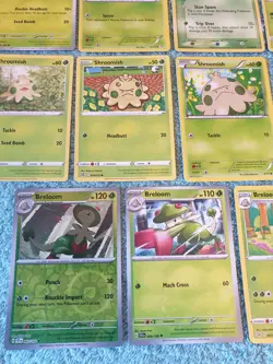 SHROOMISH & BRELOOM BUNDLE OF POKEMON CARDS - Image 4