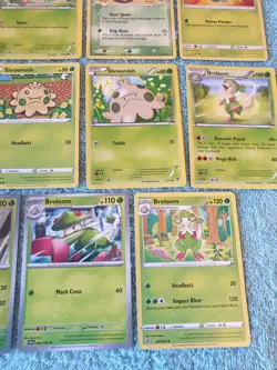 SHROOMISH & BRELOOM BUNDLE OF POKEMON CARDS - Image 5