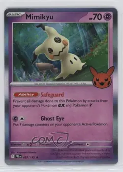 Mirage Holo - Mimikyu Pokemon Scarlet & Violet Trick or Trade BOOster #097 0kb5 - Image 1
