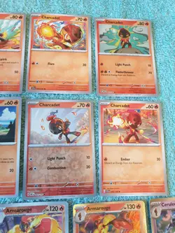 CHARCADET, ARMAROUGE, & CERULEDGE BUNDLE OF POKEMON CARDS - Image 3