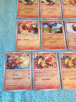 CHARCADET, ARMAROUGE, & CERULEDGE BUNDLE OF POKEMON CARDS - Image 4