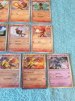 CHARCADET, ARMAROUGE, & CERULEDGE BUNDLE OF POKEMON CARDS - Image 5