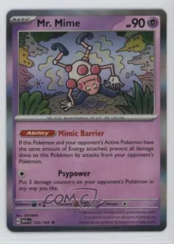 Mr Mime Pokemon 151 #122 01fd - Image 1