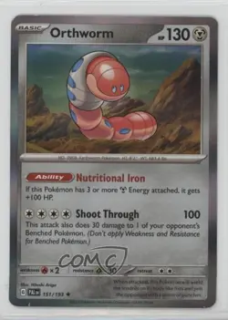 Orthworm Holo Pokemon SV02: Paldea Evolved #151 1hs9 - Image 1