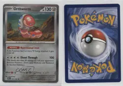 Orthworm Holo Pokemon SV02: Paldea Evolved #151 1hs9 - Image 3