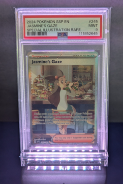 2024 POKEMON SSP EN-SURGING SPARKS SPECIAL ILLUSTRATION JASMINE'S GAZE PSA 9 - Image 1